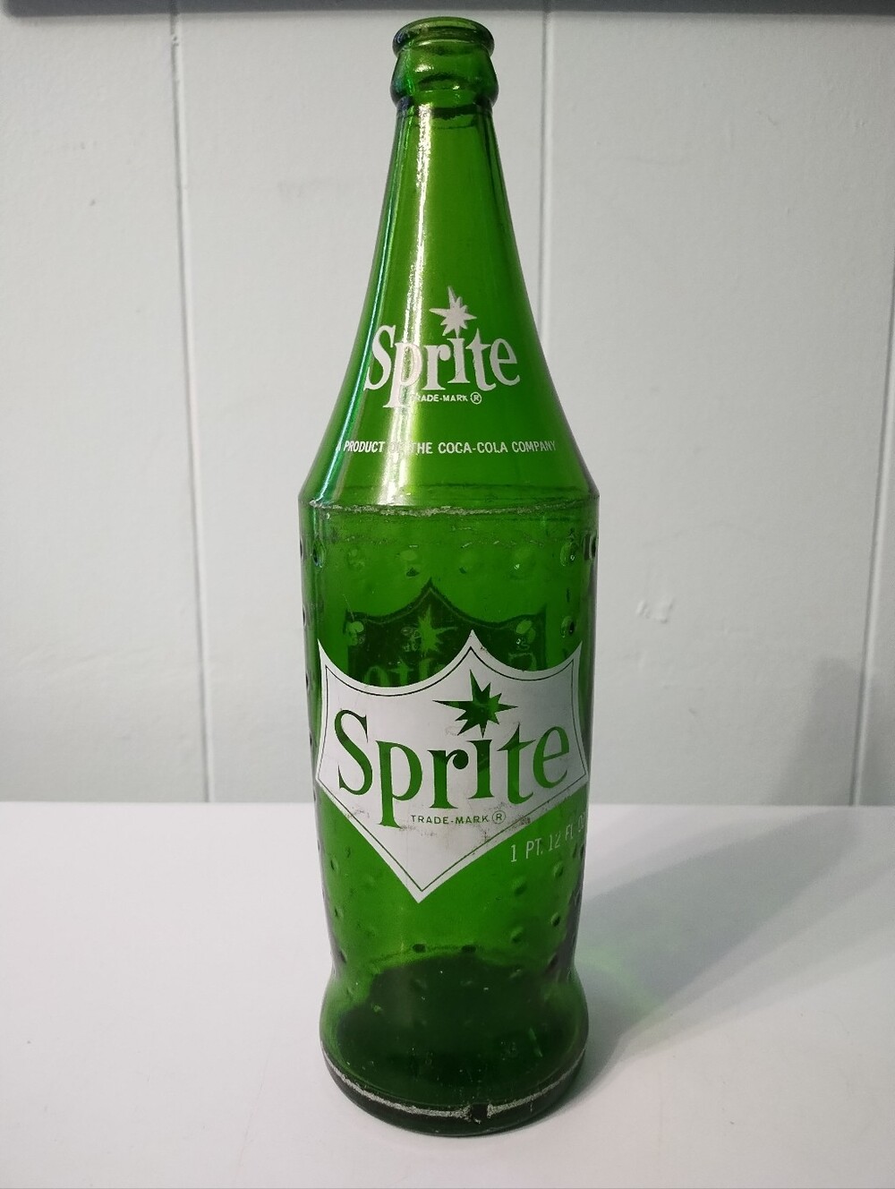 Vintage 1960's 28 Oz. Sprite Green Glass Bottle With "Everglades National Park"